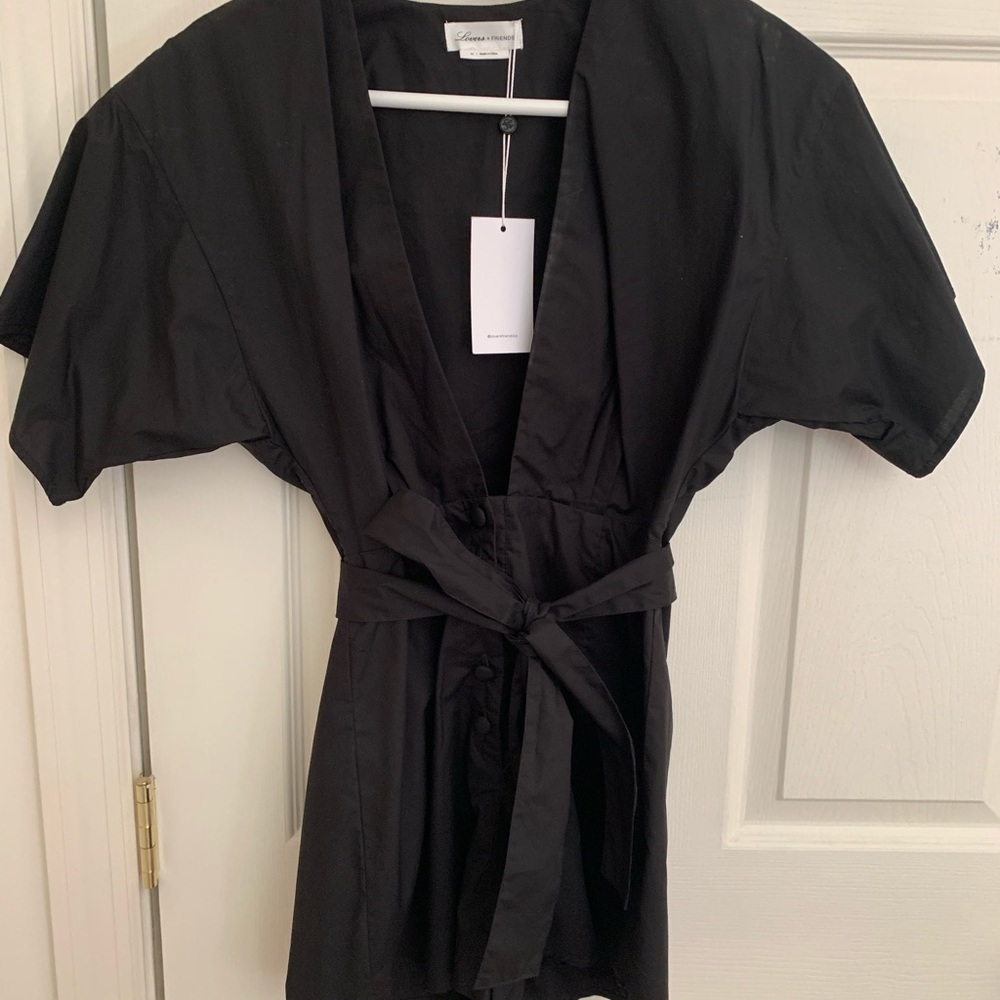 Black Romper from Revolve.